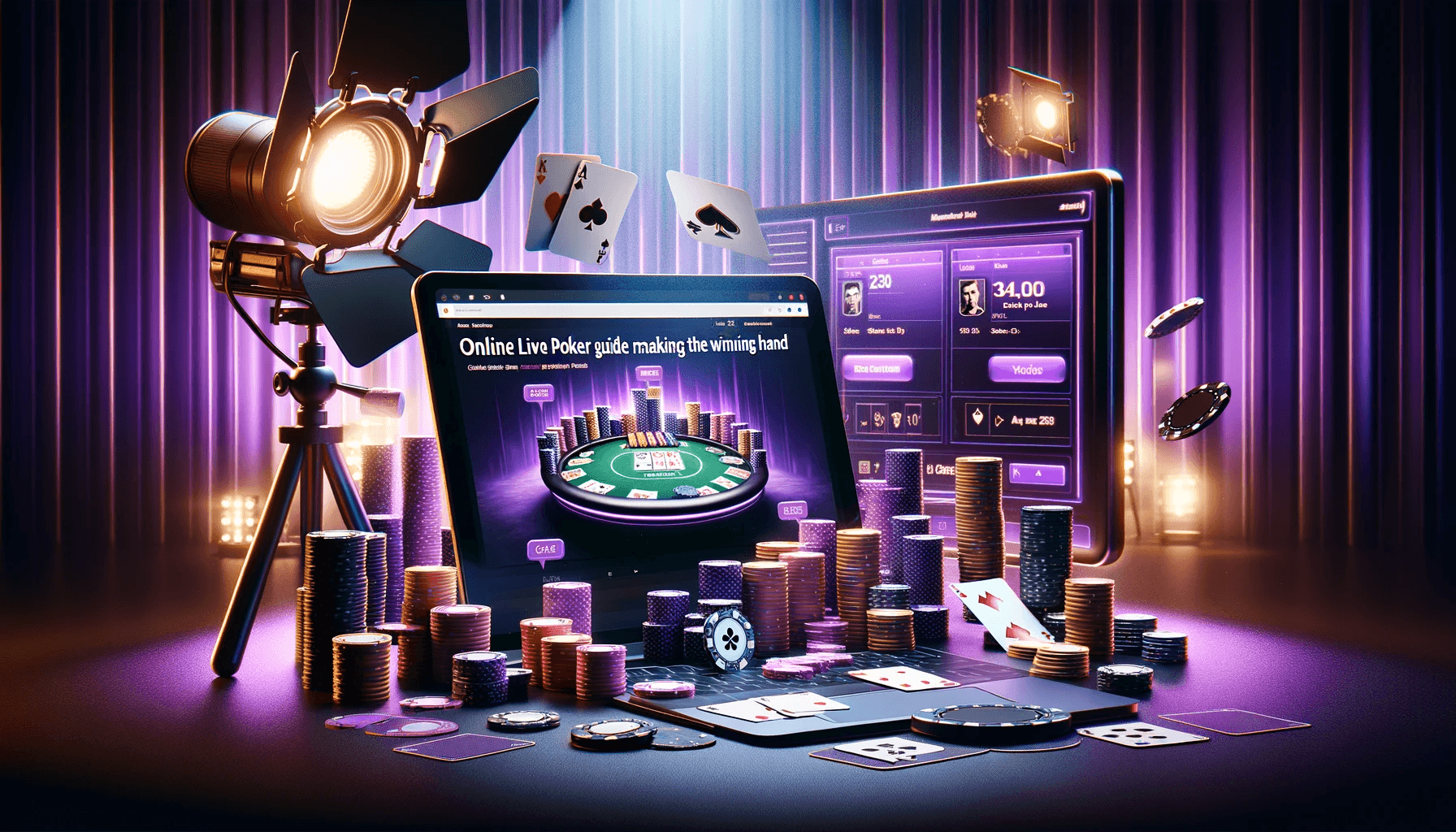 विजयी हाथ बनाने के लिए ऑनलाइन लाइव पोकर गाइड image
